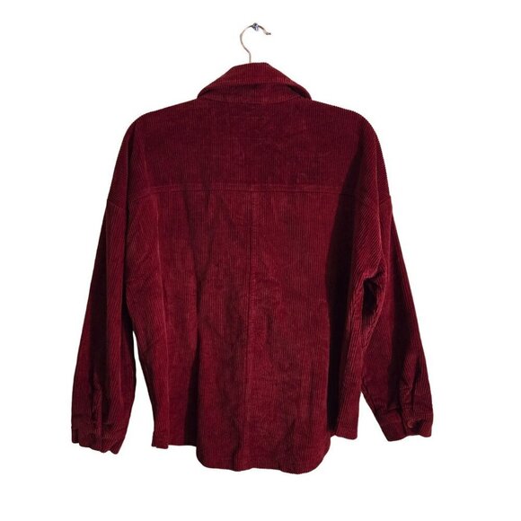 Empyre Aria Wine Corduroy Shirt Jacket Shacket Size XS - Picture 3 of 5